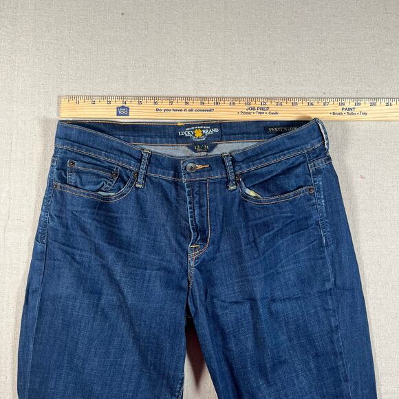 Lucky Brand Jeans Sweet'N Low 12/31Denim Dark Wash Casual - Picture 4 of 9